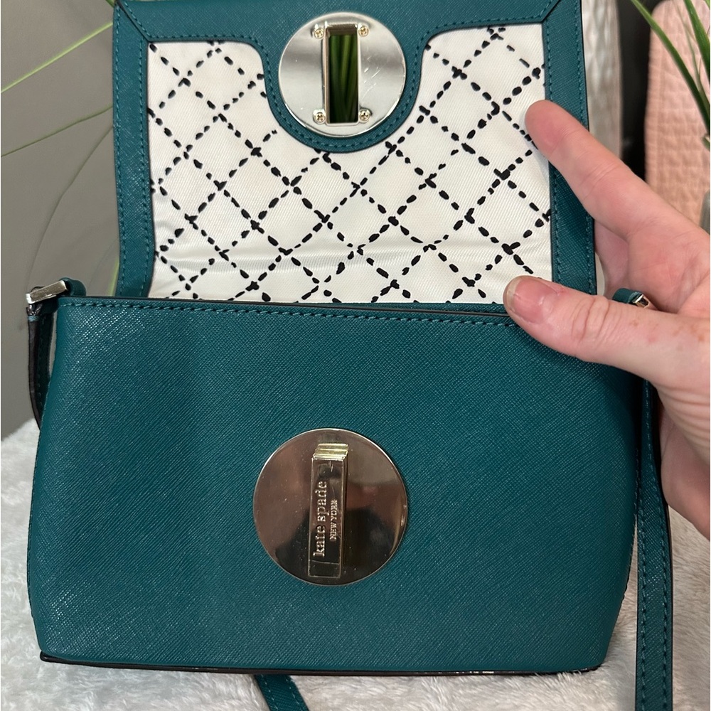 Kate Spade - Pristine condition - Teal Crossbody bag - Picture 7 of 12